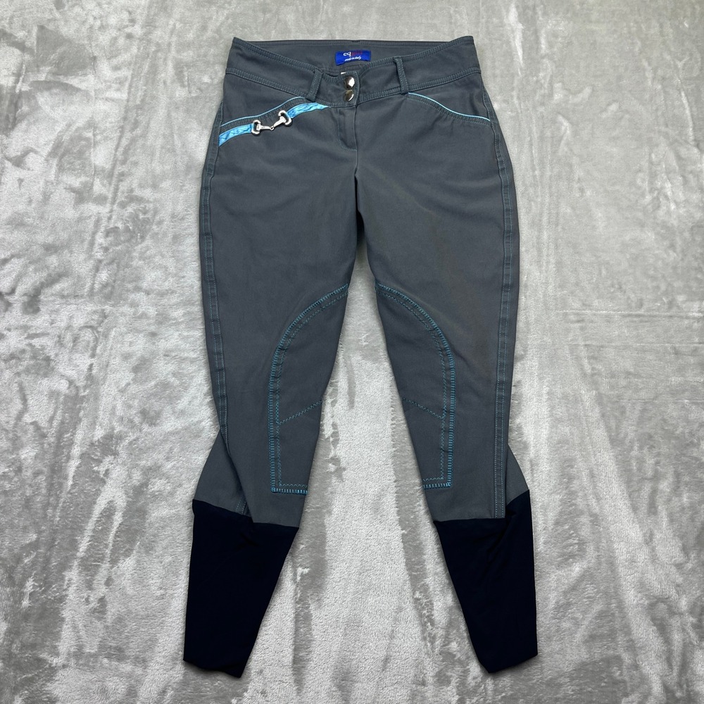 EQ Girl Riding Pants Equestrian Jodhpurs Horseback Riding Breeches 40 Fits 26.5"